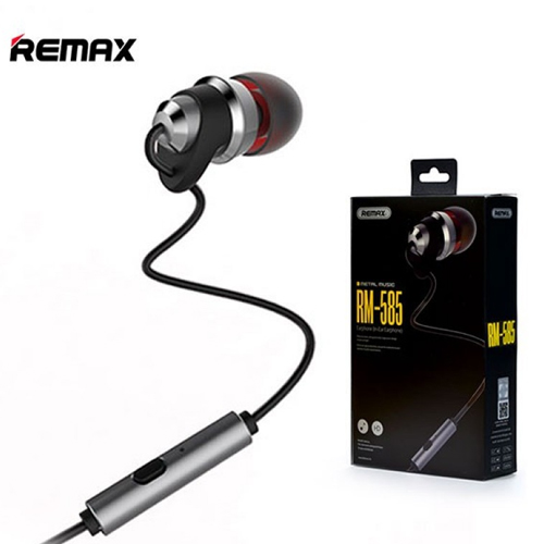 REMAX RM-585 In-ear Stereo Metal Earphones