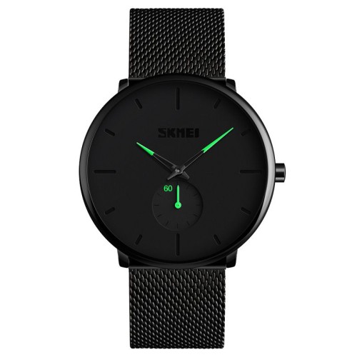 SKMEI 9185 Stainless Steel Strap Quartz Watch