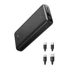 UGREEN Portable Charger 20000mAh - PD 20W Power Bank Fast Charging Including 2 USB-C Cables