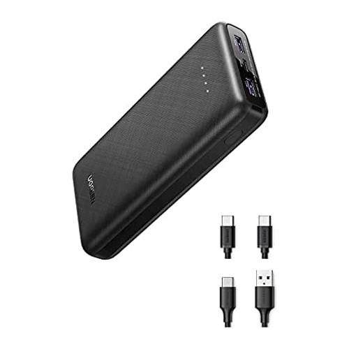 UGREEN Portable Charger 20000mAh - PD 20W Power Bank Fast Charging Including 2 USB-C Cables