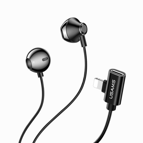 USAMS US-SJ295 EP-32 Lighting Earphones with Charging Port for iPhone