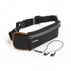 UGREEN LP112 Ultimate reflective stripe Running Belt with headphone outlet black #20818