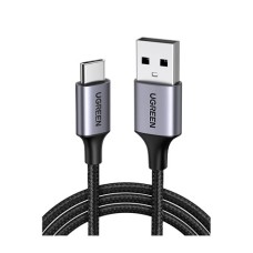 UGREEN USB-A 2.0 to USB-C Cable Nickel Plating Aluminum Braid 1m #60121