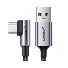 UGREEN Right Angle USB-A to USB-C Gray Cable 2m #50942