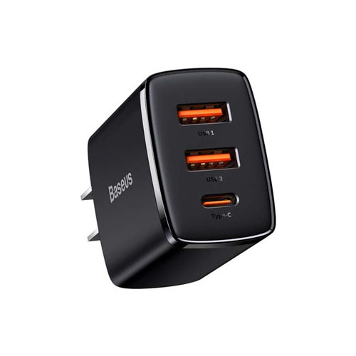 BASEUS Compact Quick Charger 2U+C 30W Adapter