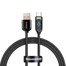 BASEUS Type-C 5A Power Display Wrap Fast Charging Data Cable USB