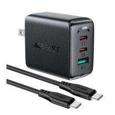 Acefast A15 PD65W (USB-C + USB-C + USB-A) 3-port wall charger