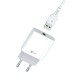 Xpert XC01T Charger Kit Single USB 2.4A With First Cable Type C - White