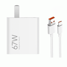 Xiaomi 67W USB Turbo Fast Charger and Type-C Cable